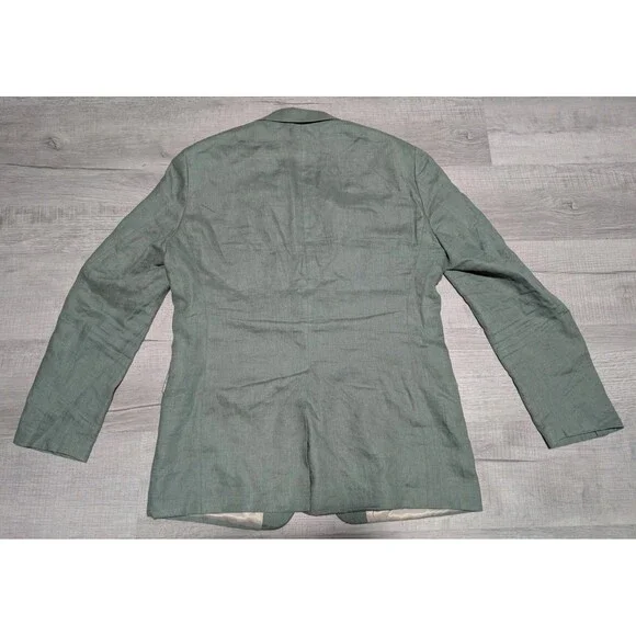 Ralph Lauren Men's 42L Sport Coat Jacket UltraFlex 100% Linen Sage Green